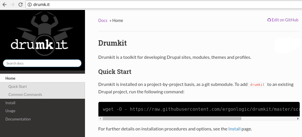 Drumkit is a suite of Makefiles to simplify Drupal development